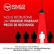 VENDEUR ITINERANT DE PIECES RECHANGE