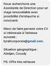 ASSISTANT DE DIRECTION